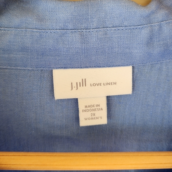 J. Jill 100% linen shirt tunic size 2X - Picture 6 of 10